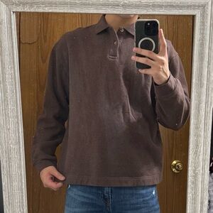 Elegant Men's Taupe Sweater